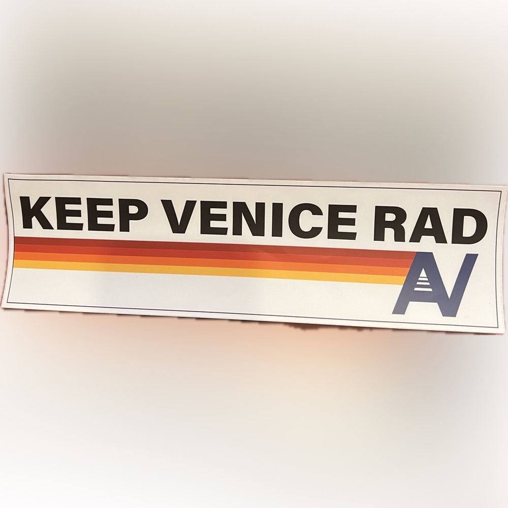 NEW Aviator Nation “Keep Venice Rad” Bumper Sticker